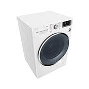 LG Lavasciuga Smart Eco Hybrid 10.5/7 kg Lavaggio a vapore Wi-Fi Oblò Ring Cromato, F4J8JH2W