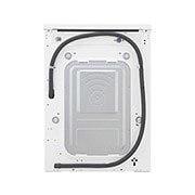 LG Lavasciuga Smart Eco Hybrid 10.5/7 kg Lavaggio a vapore Wi-Fi Oblò Ring Cromato, F4J8JH2W