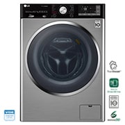 LG Lavasciuga Smart Eco Hybrid 10.5/7 kg Lavaggio a vapore Wi-Fi Oblò Ring Cromato , F4J9JH2T