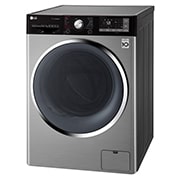 LG Lavasciuga Smart Eco Hybrid 10.5/7 kg Lavaggio a vapore Wi-Fi Oblò Ring Cromato , F4J9JH2T