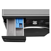 LG Lavasciuga Smart Eco Hybrid 10.5/7 kg Lavaggio a vapore Wi-Fi Oblò Ring Cromato , F4J9JH2T