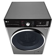 LG Lavasciuga Smart Eco Hybrid 10.5/7 kg Lavaggio a vapore Wi-Fi Oblò Ring Cromato , F4J9JH2T