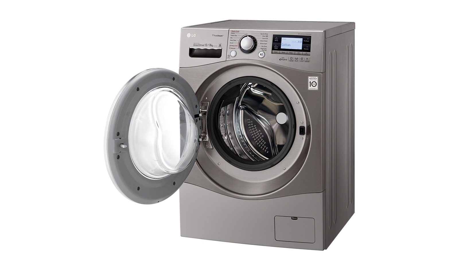 LG Lavasciuga Eco Hybrid 12/8 Kg Lavaggio a vapore, FH695BDH6N