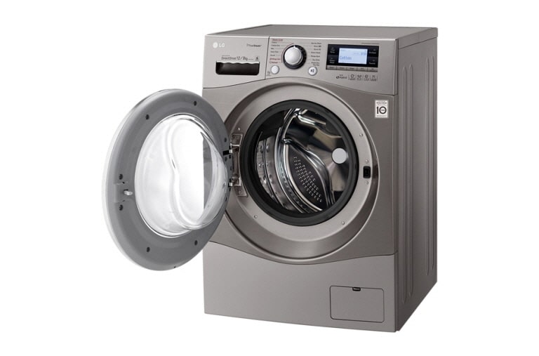 LG Lavasciuga Eco Hybrid 12/8 Kg Lavaggio a vapore, FH695BDH6N