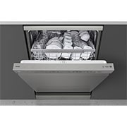 LG Lavastoviglie libera installazione | QuadWash Serie 2, Classe D 46dB | 14 coperti, Vapore, EasyRack+, Wi-Fi | Grigia, DF242FPS