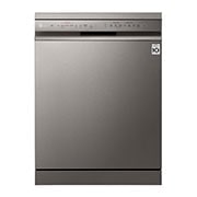 LG Lavastoviglie libera installazione | QuadWash Serie 3, Classe E 42dB | 14 coperti, Vapore, EasyRack+, Wi-Fi | Grigia, DF325FPS