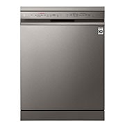 LG Lavastoviglie libera installazione | QuadWash Serie 3, Classe B 43dB | 14 coperti, Vapore, Auto-apertura, Wi-Fi | Grigia, DF365FPS