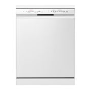 LG Lavastoviglie libera installazione | QuadWash Serie 3, Classe B 43dB | 14 coperti, Vapore, Auto-apertura, Wi-Fi | Bianca, DF365FWS