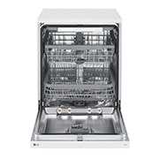 LG Lavastoviglie libera installazione | QuadWash Serie 3, Classe B 43dB | 14 coperti, Vapore, Auto-apertura, Wi-Fi | Bianca, DF365FWS