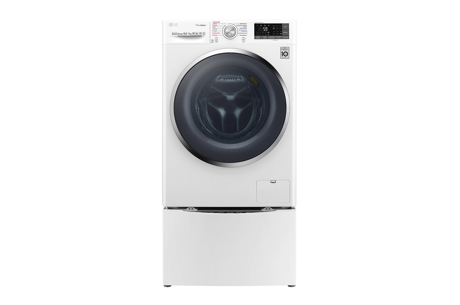 LG Lavasciuga Smart TWINWash™ 10.5/7 kg Tecnologia True Steam™ Eco Hybrid Wi-Fi, F4J8JH2WD