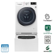 LG Lavasciuga Smart TWINWash™ 10.5/7 kg Tecnologia True Steam™ Eco Hybrid Wi-Fi, F4J8JH2WD