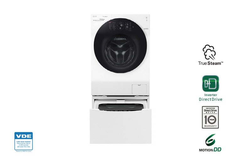 LG Lavatrice Smart TWINWash™ 10 kg Tecnologia True Steam™ Turbowash™ Wi-Fi, FH4G1JCS2