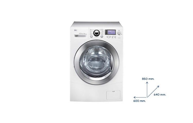 LG F1443KD 11kg 6 motion Direct Drive di LG, 1400 giri : la prima lavatrice che lava come le tue mani in dimensioni standard e con motore Inverter Direct Drive garantito 10 anni, F1443KD