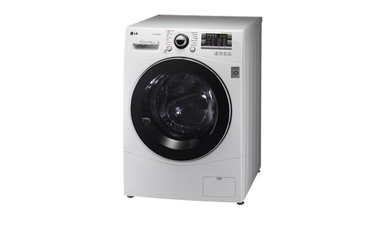 LG 9kg a vapore 6 motion Direct Drive di LG, 1400 giri: lava come le tue mani, igienizza già a 30°, in dimensioni standard, con motore Inverter Direct Drive garantito 10 anni, F14A8FDS