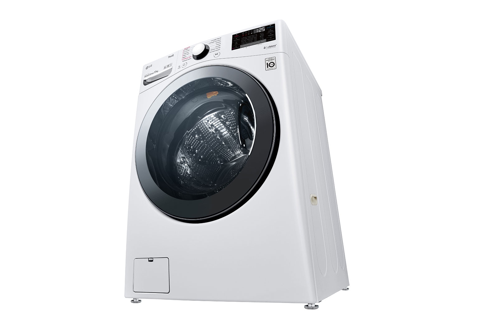 LG Lavatrice capacità XL 17kg AI DD™ | Serie P1 Classe E | 1100 giri, TurboWash, Lavaggio a vapore, Wi-Fi | White, F1P1CY2W