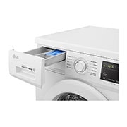 LG Lavatrice slim 6,5kg 6 Motion | Serie J3 Classe E | 1200 giri, Inverter Direct Drive, Smart Diagnosis | White, F2J3WN3WE