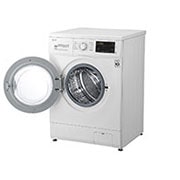 LG Lavatrice slim 6,5kg 6 Motion | Serie J3 Classe E | 1200 giri, Inverter Direct Drive, Smart Diagnosis | White, F2J3WN3WE