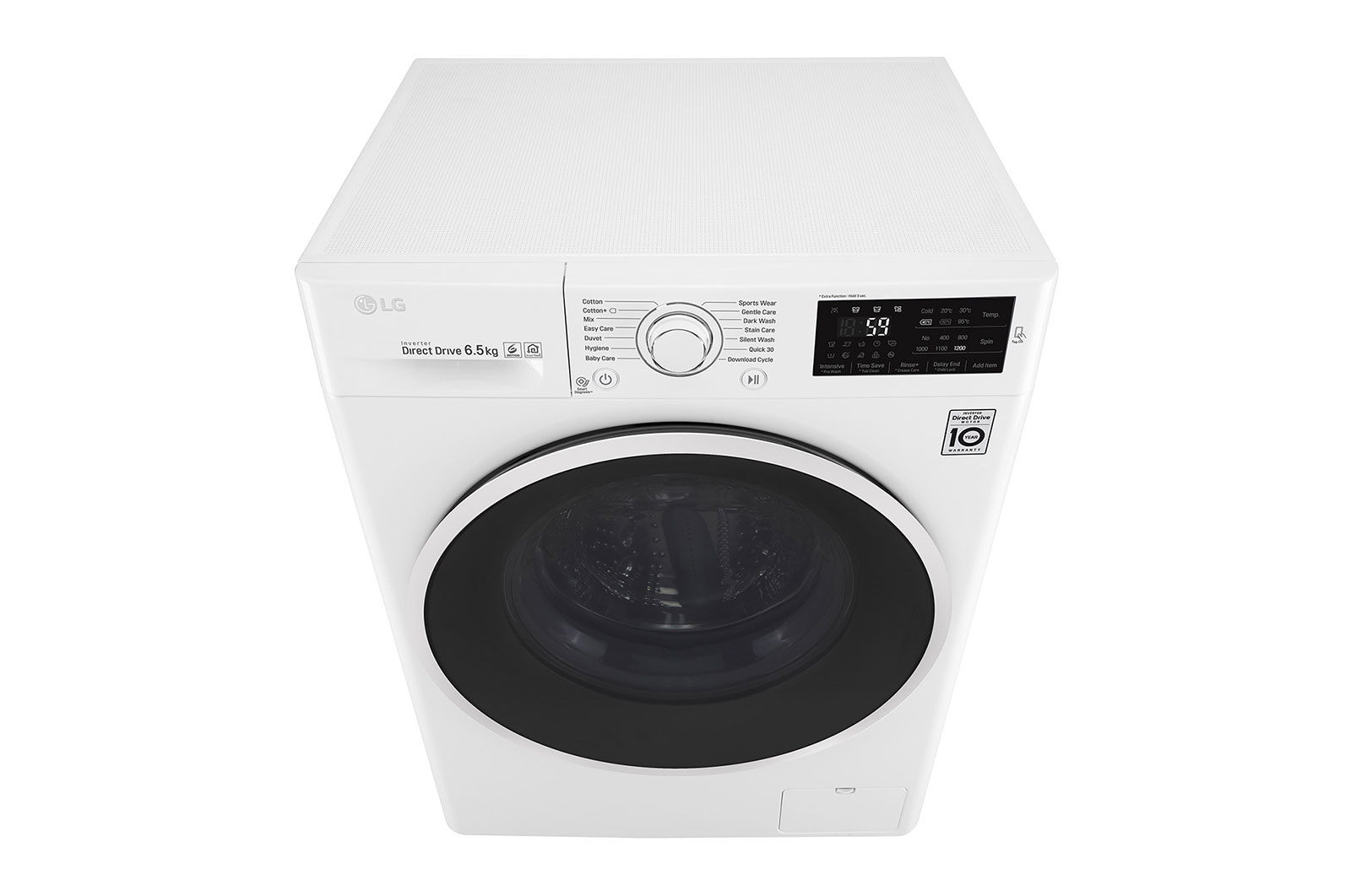 LG Lavatrice Slim 6.5 kg Oblò Ring White , F2J6WN0W