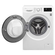 LG Lavatrice Slim 6.5 kg  Oblò Ring White , F2J6WN0W