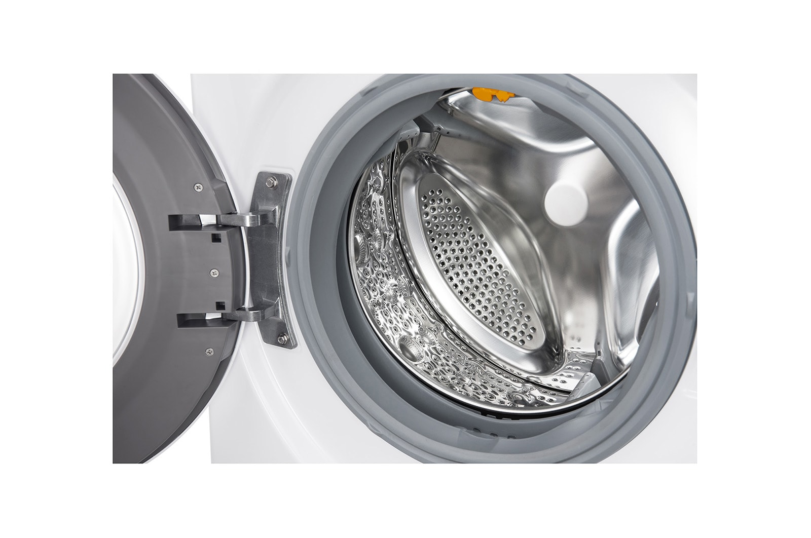 LG Lavatrice Smart Slim TurboWash™ 7 kg  Oblò Ring Cromato, F2J7HN1W