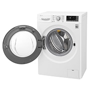 LG Lavatrice Smart Slim TurboWash™ 7 kg  Oblò Ring Cromato, F2J7HN1W