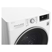 LG Lavatrice Smart Slim TurboWash™ 7 kg  Oblò Ring Cromato, F2J7HN1W