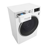 LG Lavatrice Smart Slim TurboWash™ 7 kg  Oblò Ring Cromato, F2J7HN1W