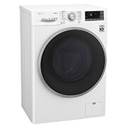 LG Lavatrice Smart Slim TurboWash™ 7 kg Lavaggio a vapore Oblò Ring Sliver, F2J7HY1W