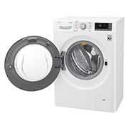 LG Lavatrice Smart Slim TurboWash™ 7 kg Lavaggio a vapore Oblò Ring Sliver, F2J7HY1W