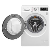 LG Lavatrice Smart Slim TurboWash™ 7 kg Lavaggio a vapore Oblò Ring Sliver, F2J7HY1W