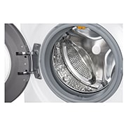 LG Lavatrice Smart Slim TurboWash™ 7 kg Lavaggio a vapore Oblò Ring Sliver, F2J7HY1W