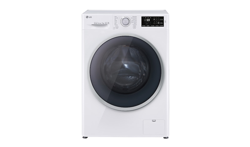 LG Lavatrice Slim TurboWash™ 7 kg Oblò Ring Cromato, F2J8HN2W