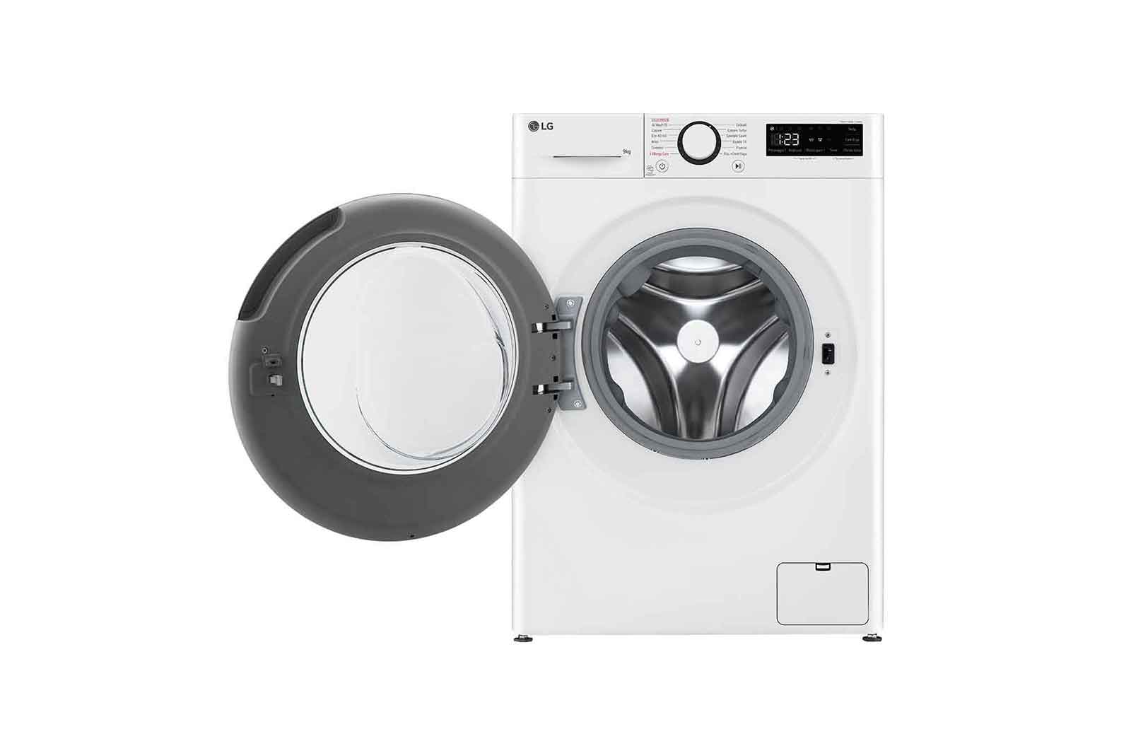 LG Lavatrice slim 9kg AI DD™ | Serie R3 Classe A-10% | 1200 giri, Lavaggio a vapore, Lavaggio con AI, Motore Direct Drive | White, F2R3S09NSWB