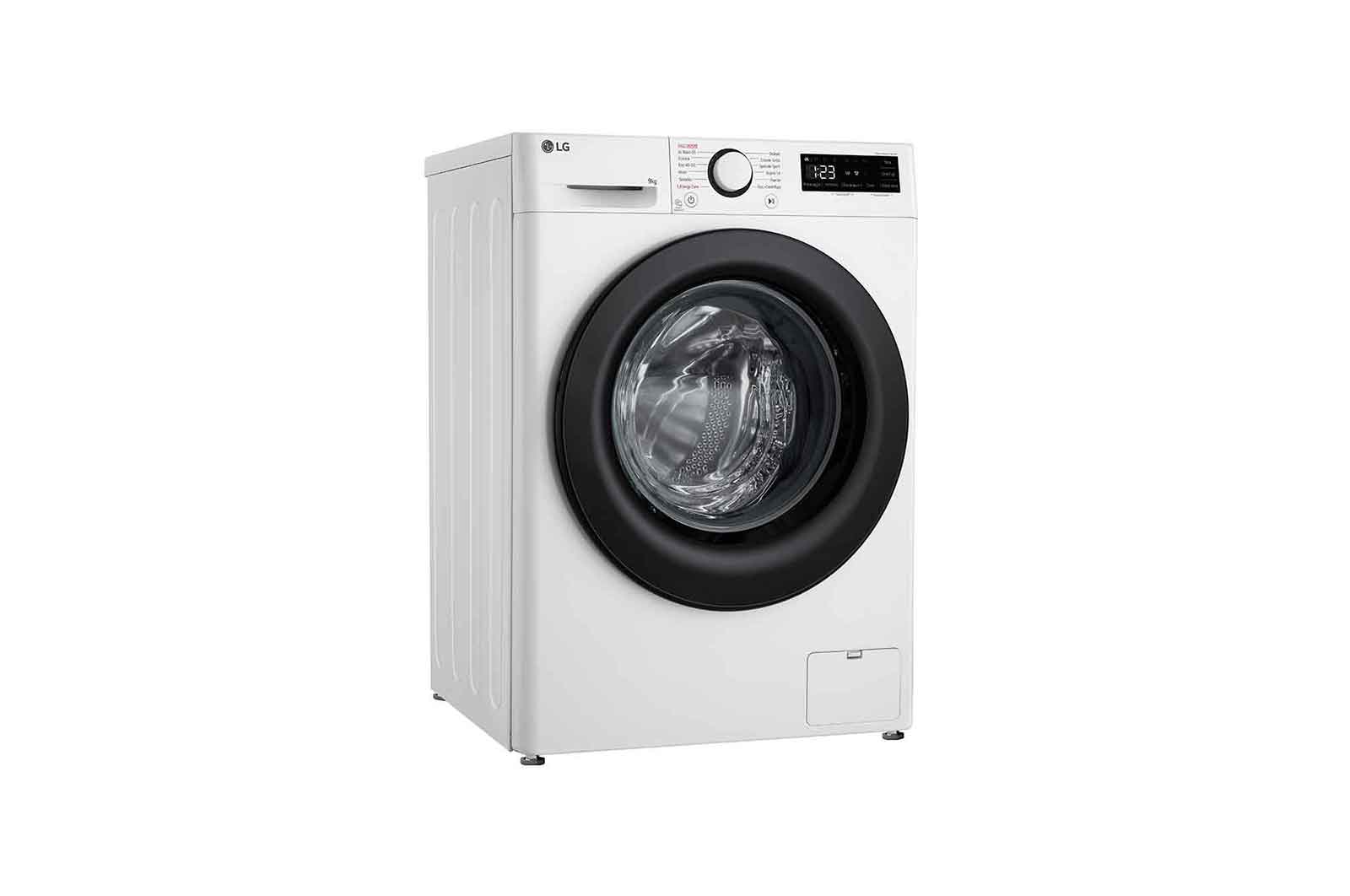 LG Lavatrice slim 9kg AI DD™ | Serie R3 Classe A-10% | 1200 giri, Lavaggio a vapore, Lavaggio con AI, Motore Direct Drive | White, F2R3S09NSWB