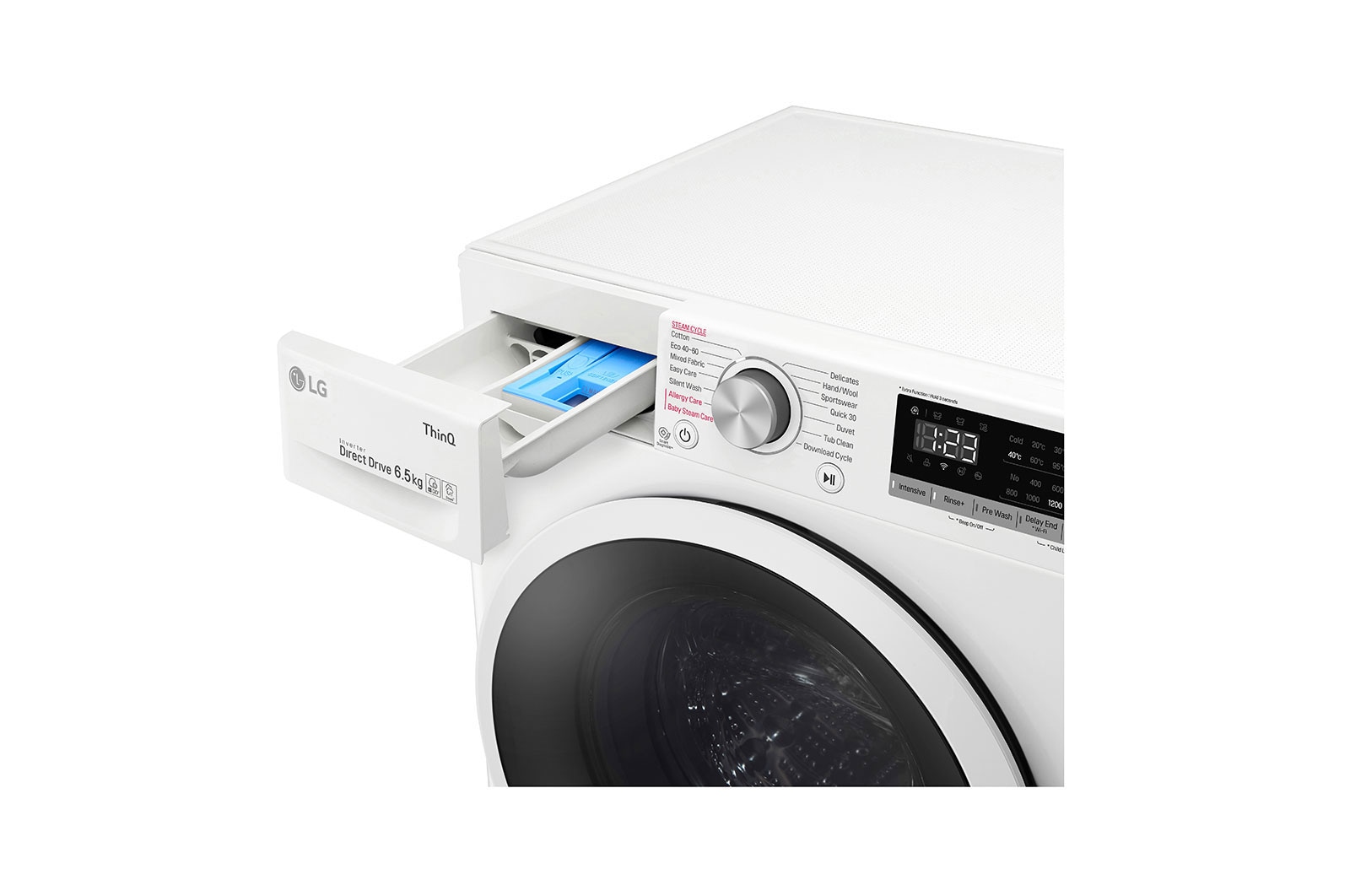 LG Lavatrice Smart AI DD™ 6.5 kg Classe energetica E Lavaggio a vapore, F2WT4S6AIDD