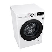 LG Lavatrice slim 7kg AI DD™ | Serie V2 Classe E | 1200 giri, Lavaggio a vapore, Inverter Direct Drive | White, F2WV2S7S6E