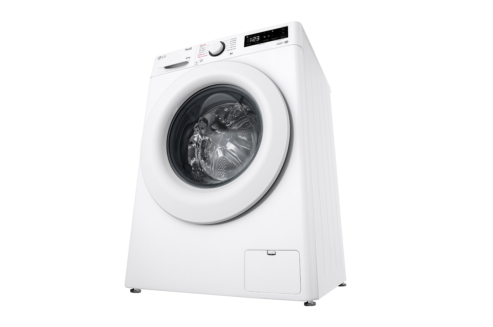 LG Lavatrice 8,5kg AI DD™ | Serie V3 Classe A | 1200 giri, Lavaggio a vapore, Wi-Fi, Inverter Direct Drive | White, F2WV308NEW3