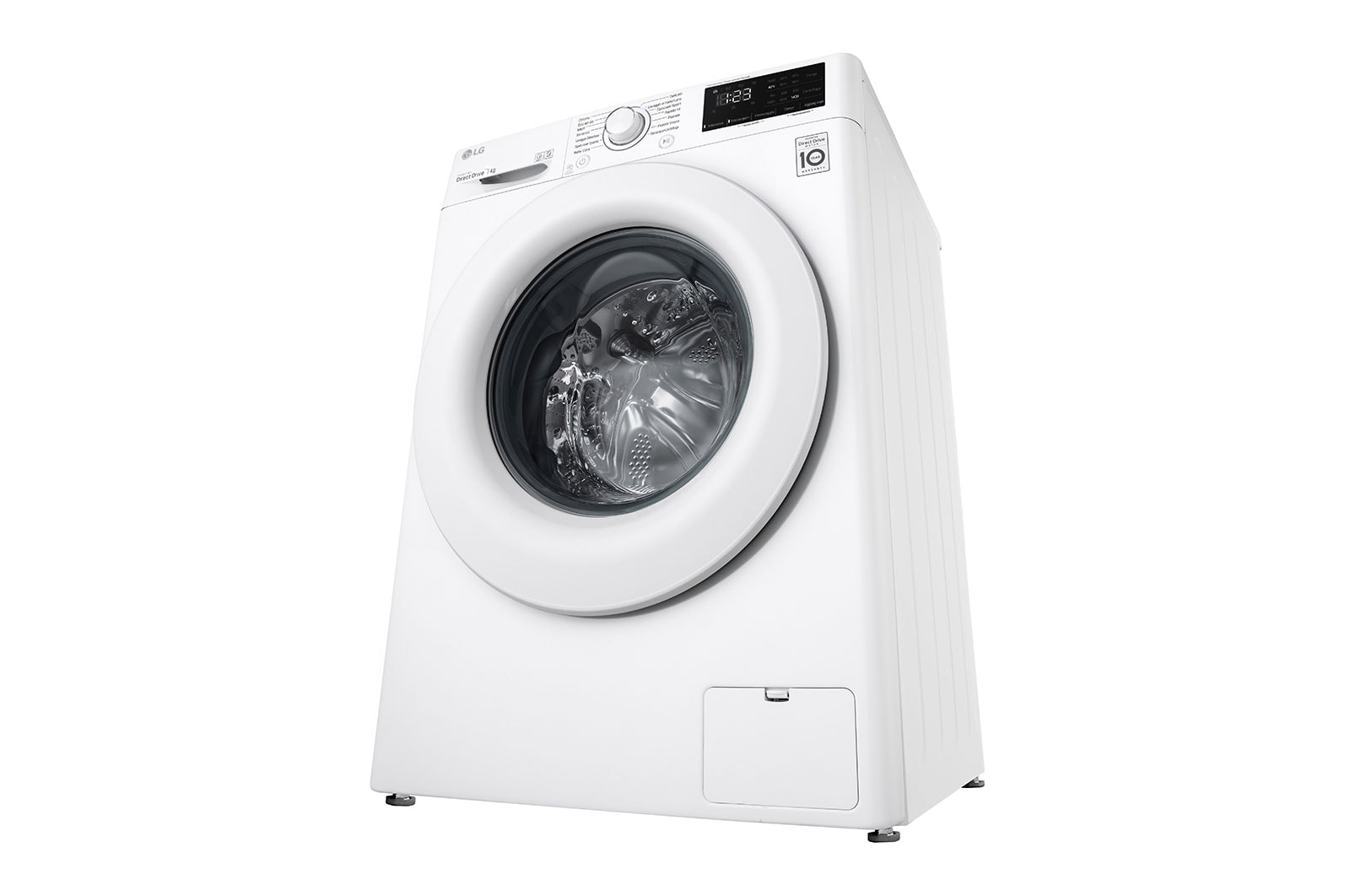 LG Lavatrice slim 7kg AI DD™ | Serie V3 Classe D | 1200 giri, Inverter Direct Drive, Smart Diagnosis | White, F2WV3S7N3E