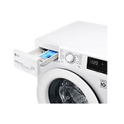 LG Lavatrice slim 7kg AI DD™ | Serie V3 Classe D | 1200 giri, Inverter Direct Drive, Smart Diagnosis | White, F2WV3S7N3E