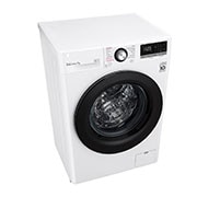 LG Lavatrice slim 7kg AI DD™ | Serie V3 Classe D | 1200 giri, Lavaggio a vapore, Inverter Direct Drive | White, F2WV3S7S6E
