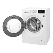 LG Lavatrice 7 kg Oblò Bianco, F4J5QN3W