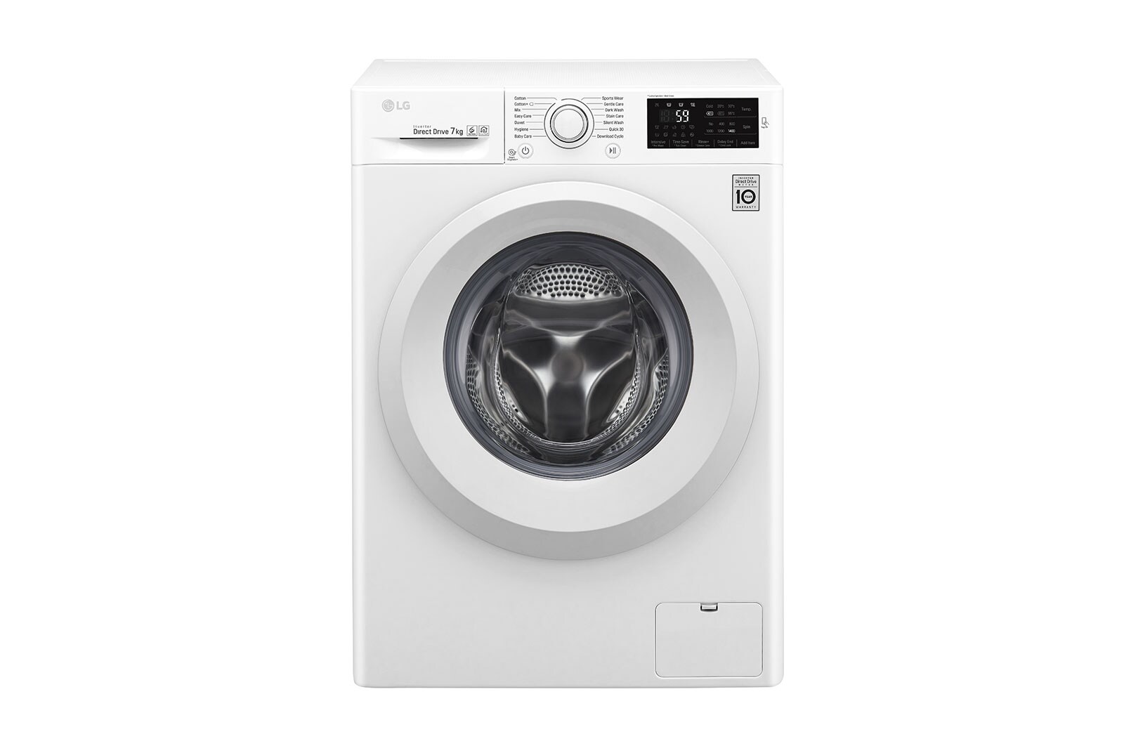 LG Lavatrice 7 kg Oblò Bianco, F4J5QN3W