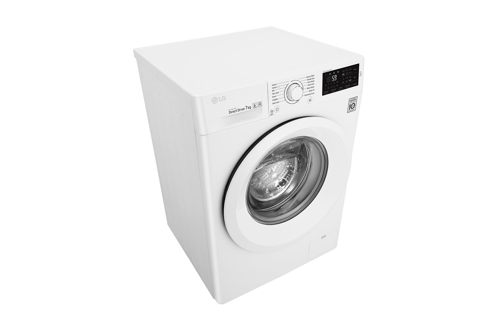 LG Lavatrice 7 kg Oblò Bianco, F4J5QN3W