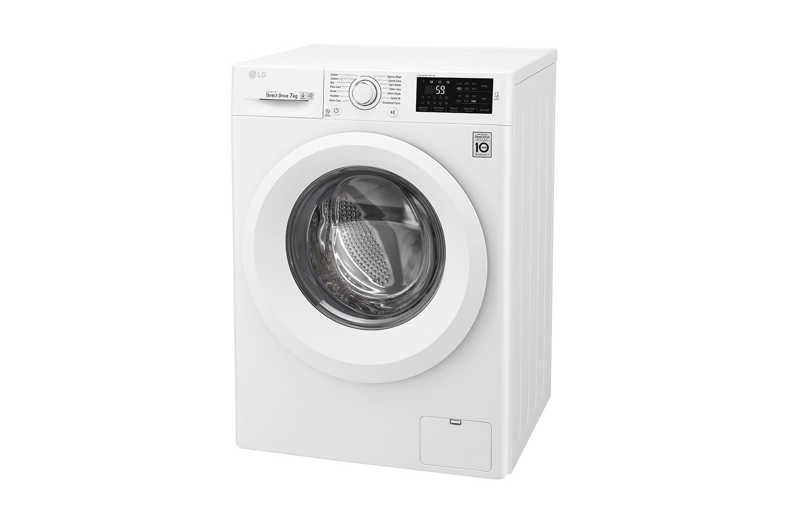 LG Lavatrice 7 kg Oblò Bianco, F4J5QN3W