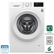 LG Lavatrice 8 kg Oblò Bianco, F4J5TN3W