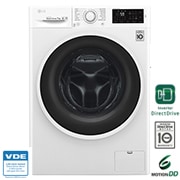 LG Lavatrice 7 kg Oblò Ring White , F4J6QN0W