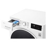 LG Lavatrice 7 kg Oblò Ring White , F4J6QN0W