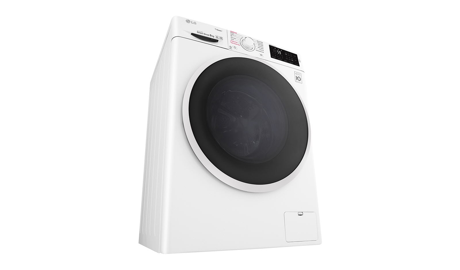 LG Lavatrice 8 kg Oblò Ring White, F4J6TN0W