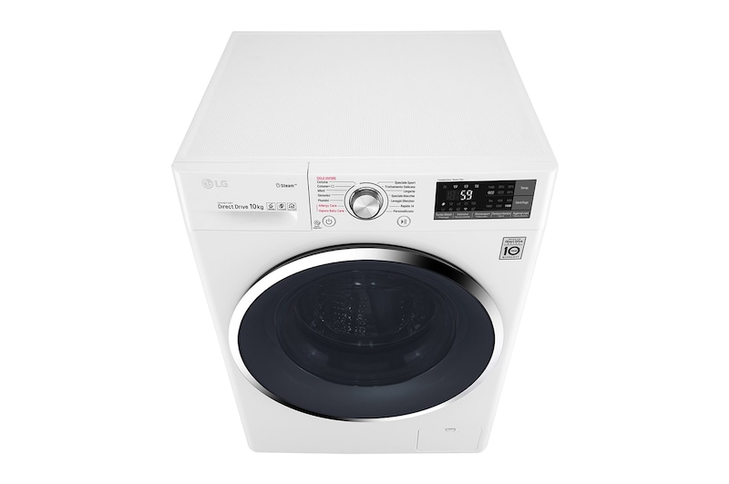 LG Lavatrice Smart TurboWash™ 10 kg Lavaggio a vapore Oblò Inox, F4J7JY2W