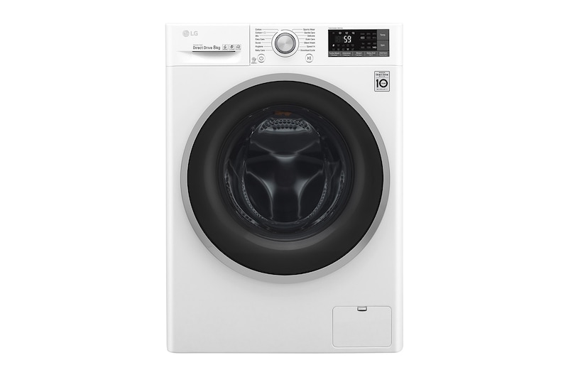 LG Lavatrice Smart TurboWash™ 8 kg Oblò Ring Silver Cromato, F4J7TN1W